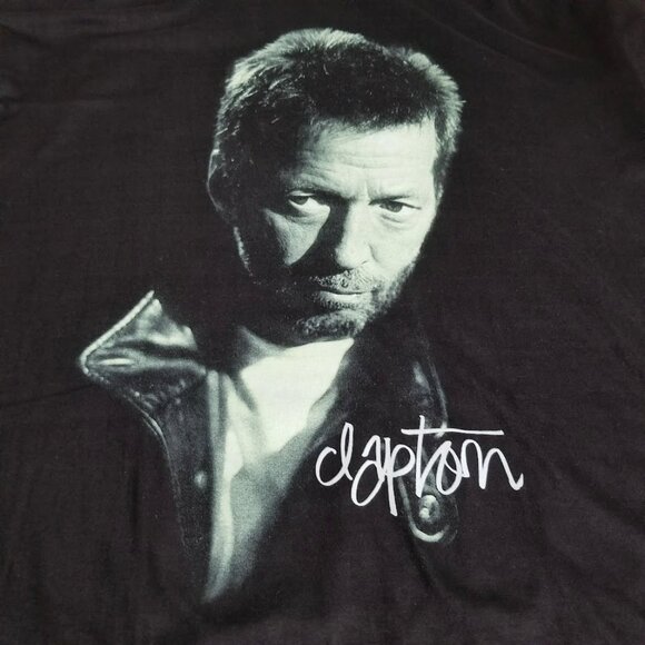 Nos Vintage 90s Eric Clapton Tour T Shirt L 1996 Royal Albert Hall Nynex Tee Top - Picture 2 of 8